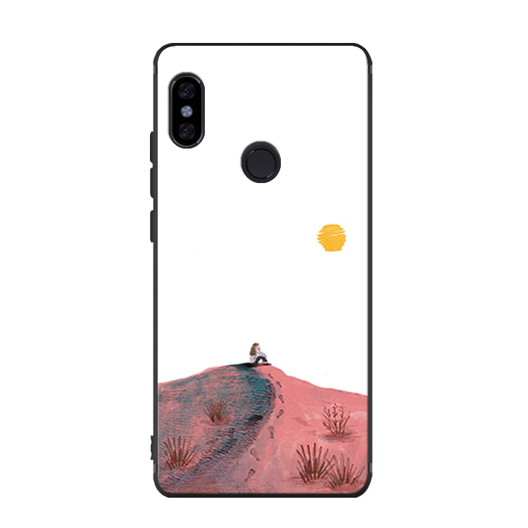 Étui Xiaomi Mi 8 Personnalité Incassable Protection, Coque Xiaomi Mi 8 Art Blanc Beige