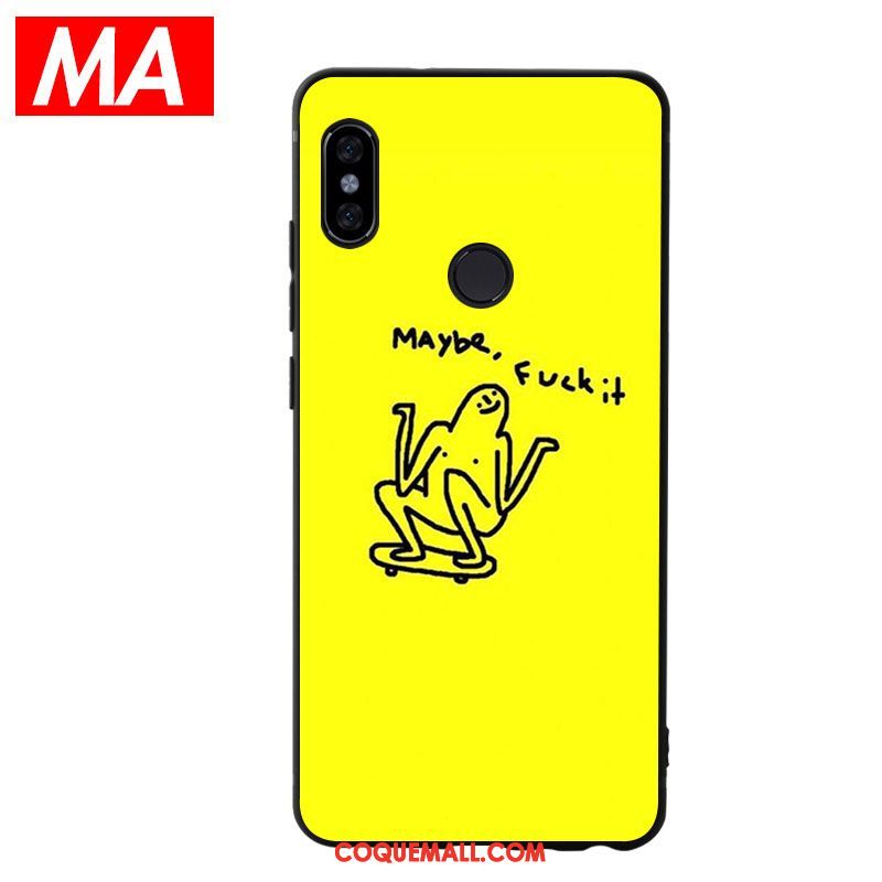 Étui Xiaomi Mi 8 Petit Protection Silicone, Coque Xiaomi Mi 8 Personnage Marque De Tendance Beige