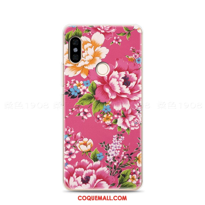 Étui Xiaomi Mi 8 Petit Vent Ethnique, Coque Xiaomi Mi 8 Fleur Grand Beige