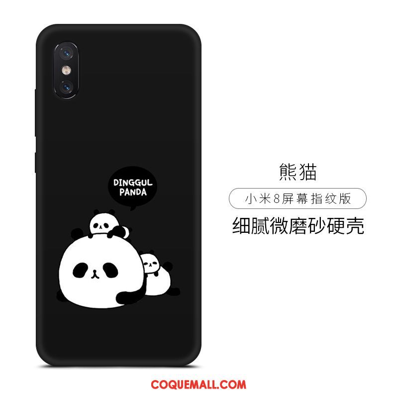 Étui Xiaomi Mi 8 Pro Amoureux Petit Tout Compris, Coque Xiaomi Mi 8 Pro Peinture Jeunesse Beige