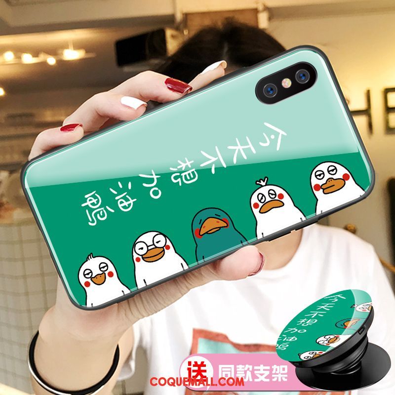 Étui Xiaomi Mi 8 Pro Canard Téléphone Portable Nouveau, Coque Xiaomi Mi 8 Pro Verre Modèle Fleurie Beige