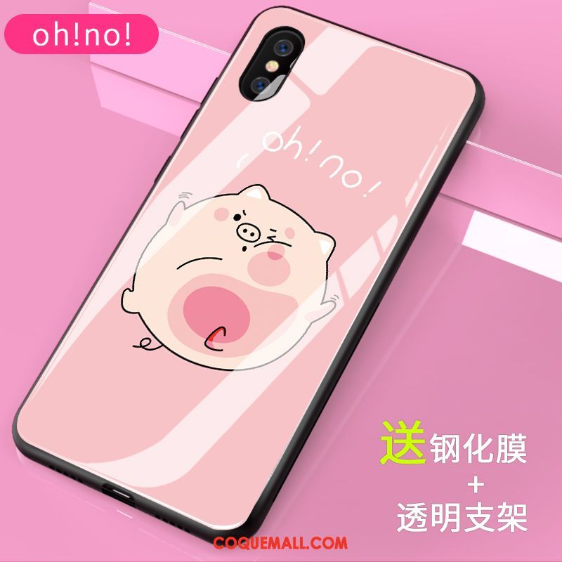 Étui Xiaomi Mi 8 Pro Dessin Animé Amoureux Petit, Coque Xiaomi Mi 8 Pro Nouveau Modèle Fleurie Beige