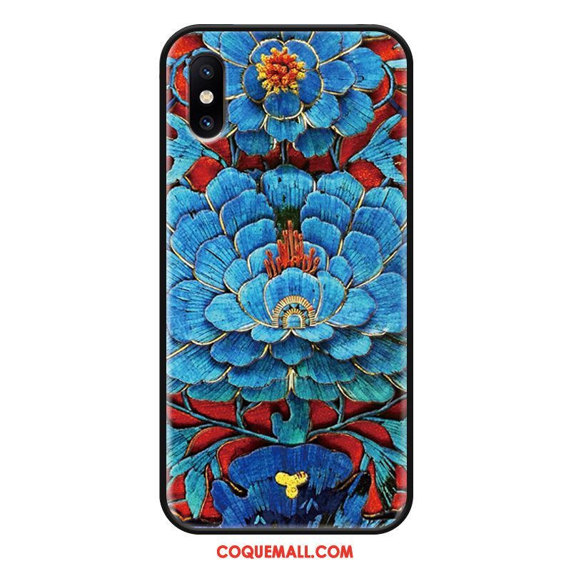 Étui Xiaomi Mi 8 Pro Fleur Ornements Suspendus Petit, Coque Xiaomi Mi 8 Pro Protection Art Beige