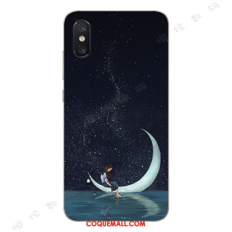 Étui Xiaomi Mi 8 Pro Fluide Doux Incassable Silicone, Coque Xiaomi Mi 8 Pro Jaune Téléphone Portable Beige