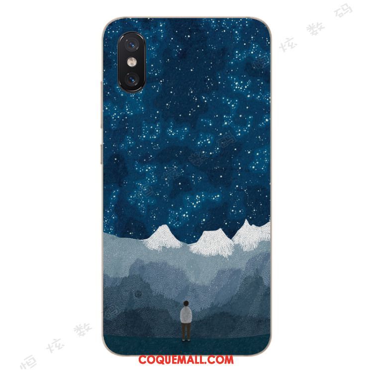 Étui Xiaomi Mi 8 Pro Fluide Doux Incassable Silicone, Coque Xiaomi Mi 8 Pro Jaune Téléphone Portable Beige