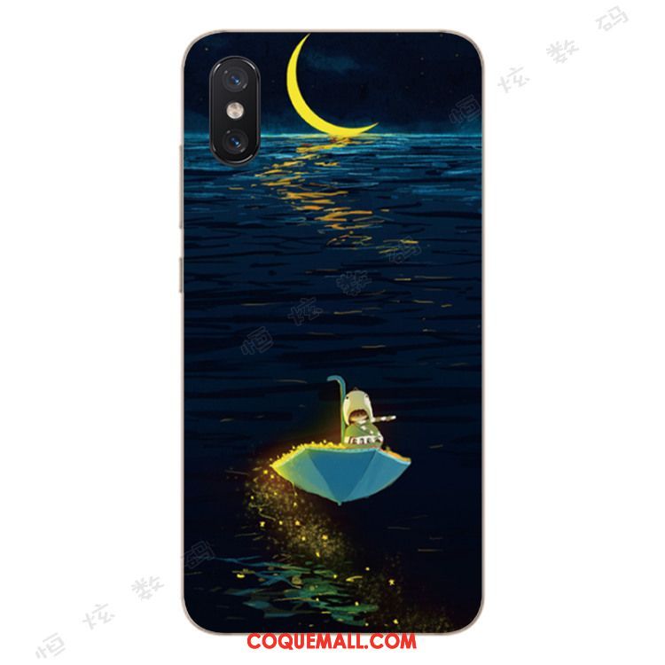 Étui Xiaomi Mi 8 Pro Fluide Doux Incassable Silicone, Coque Xiaomi Mi 8 Pro Jaune Téléphone Portable Beige