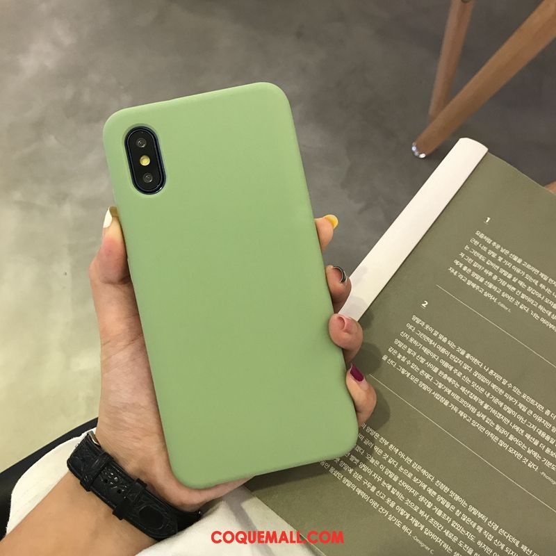 Étui Xiaomi Mi 8 Pro Fluide Doux Simple Téléphone Portable, Coque Xiaomi Mi 8 Pro Tout Compris Modèle Fleurie Beige