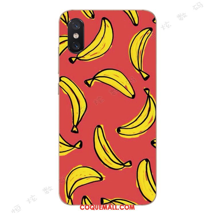 Étui Xiaomi Mi 8 Pro Fraise Petit Fluide Doux, Coque Xiaomi Mi 8 Pro Téléphone Portable Incassable Beige