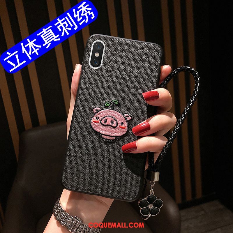 Étui Xiaomi Mi 8 Pro Incassable Téléphone Portable Rouge, Coque Xiaomi Mi 8 Pro Silicone Protection Beige