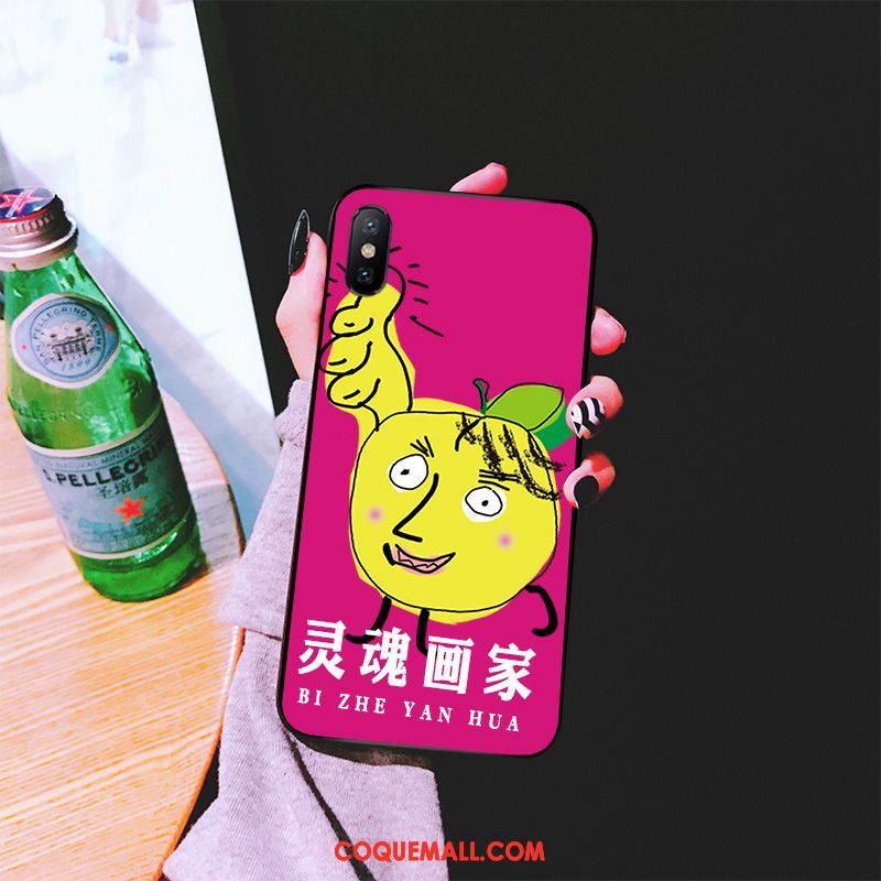 Étui Xiaomi Mi 8 Pro Jeunesse Téléphone Portable Rose, Coque Xiaomi Mi 8 Pro Tout Compris Créatif Beige