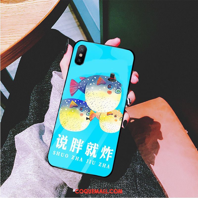 Étui Xiaomi Mi 8 Pro Jeunesse Téléphone Portable Rose, Coque Xiaomi Mi 8 Pro Tout Compris Créatif Beige