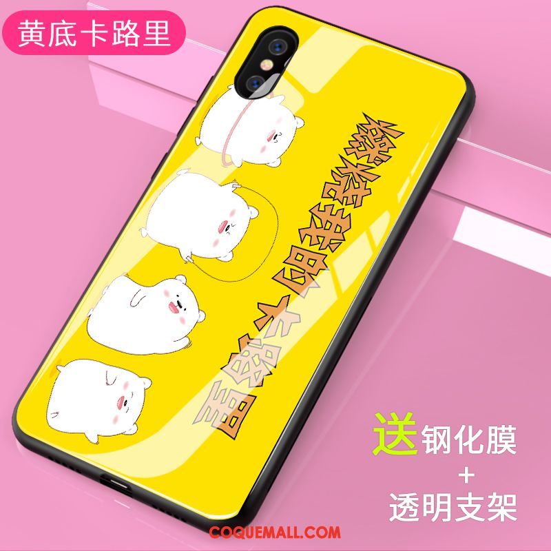 Étui Xiaomi Mi 8 Pro Personnalité Jaune Petit, Coque Xiaomi Mi 8 Pro Jeunesse Amoureux Beige