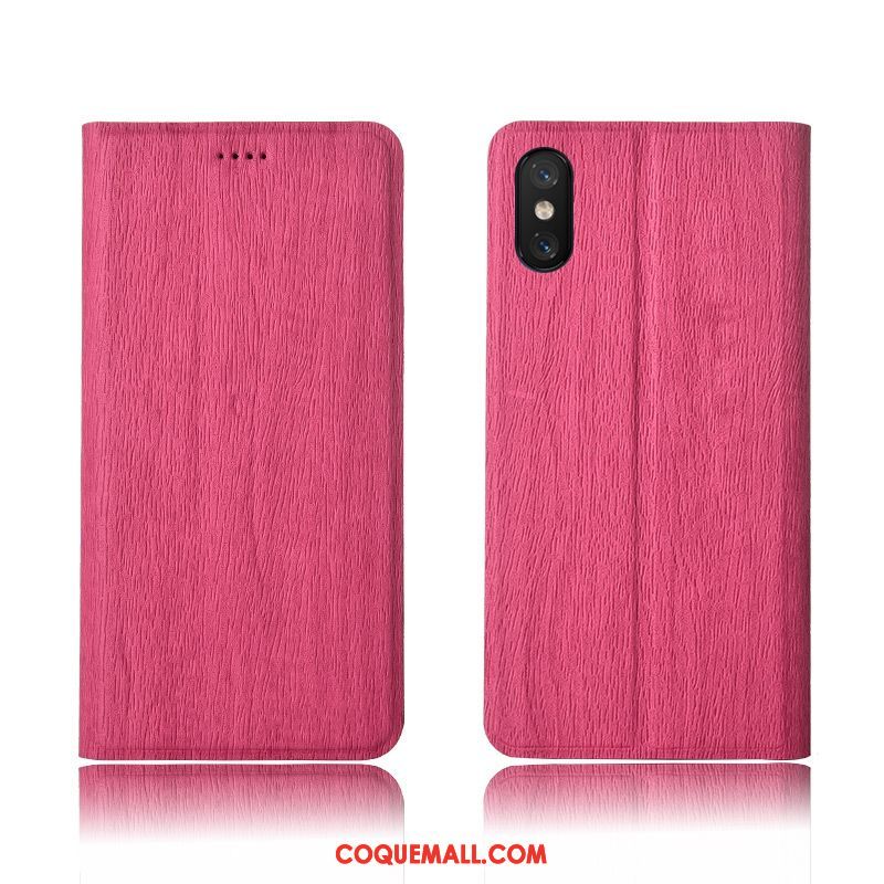 Étui Xiaomi Mi 8 Pro Protection Étui En Cuir Nouveau, Coque Xiaomi Mi 8 Pro Fluide Doux Noir Beige