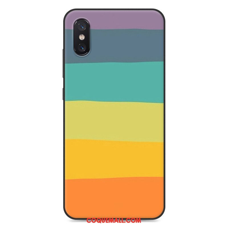 Étui Xiaomi Mi 8 Pro Silicone Créatif Incassable, Coque Xiaomi Mi 8 Pro Dessin Animé Petit Beige