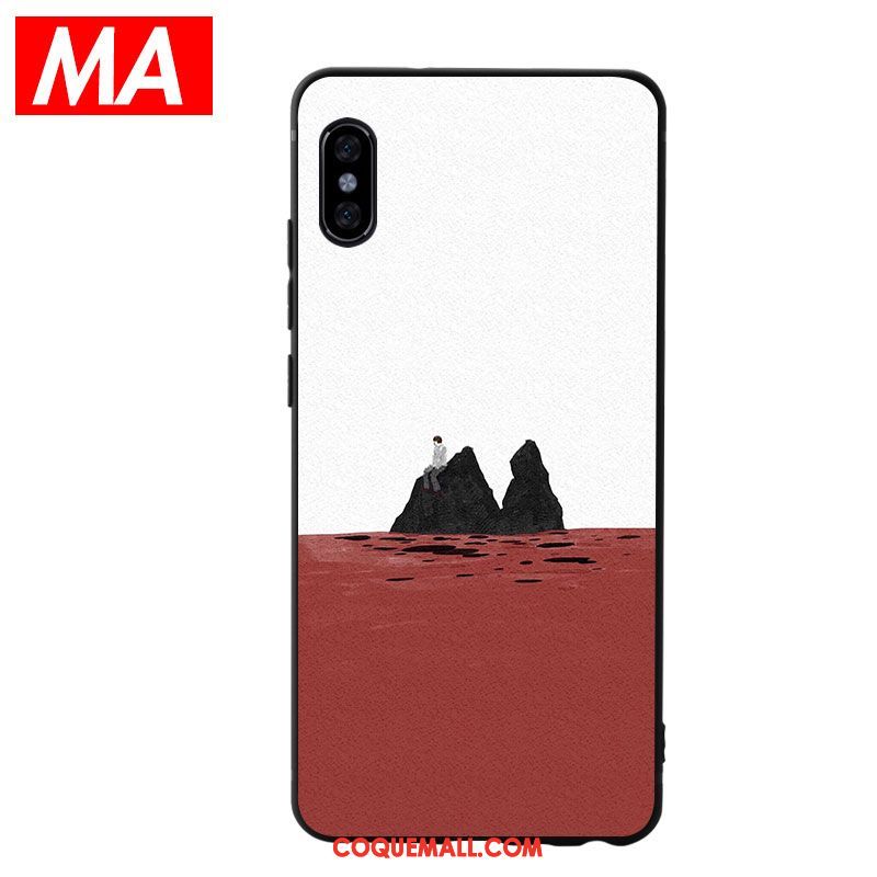 Étui Xiaomi Mi 8 Pro Silicone Protection Beau, Coque Xiaomi Mi 8 Pro Petit Jeunesse Beige