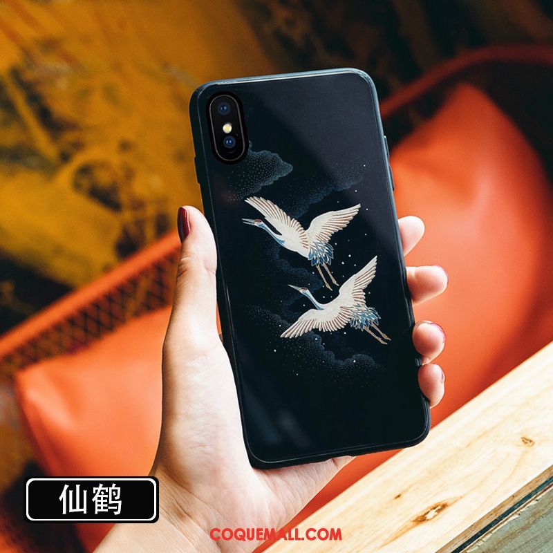 Étui Xiaomi Mi 8 Pro Tempérer Miroir Verre Trempé, Coque Xiaomi Mi 8 Pro Net Rouge Personnalité