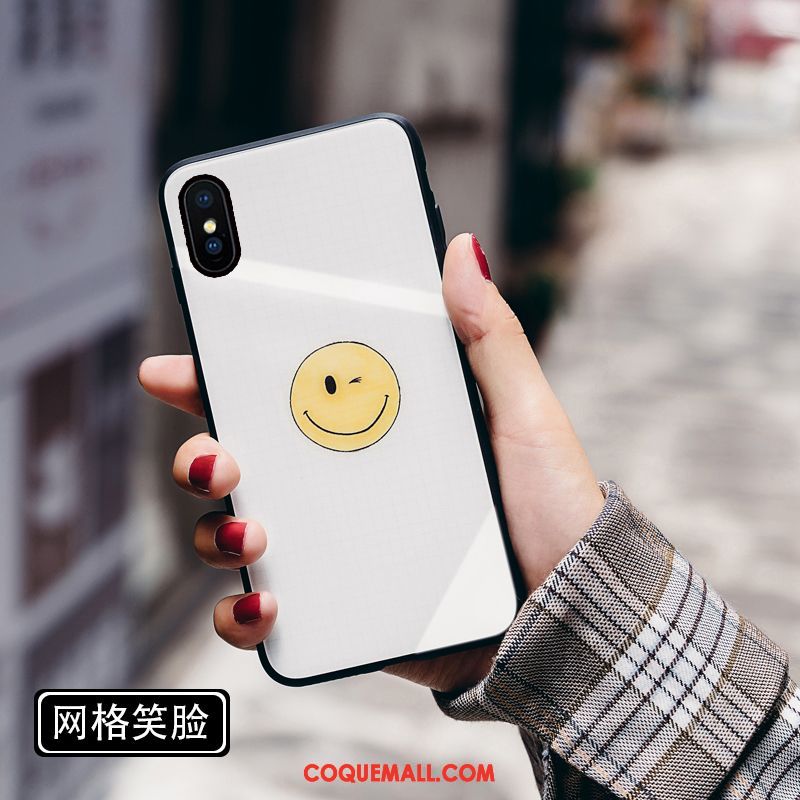 Étui Xiaomi Mi 8 Pro Tempérer Miroir Verre Trempé, Coque Xiaomi Mi 8 Pro Net Rouge Personnalité