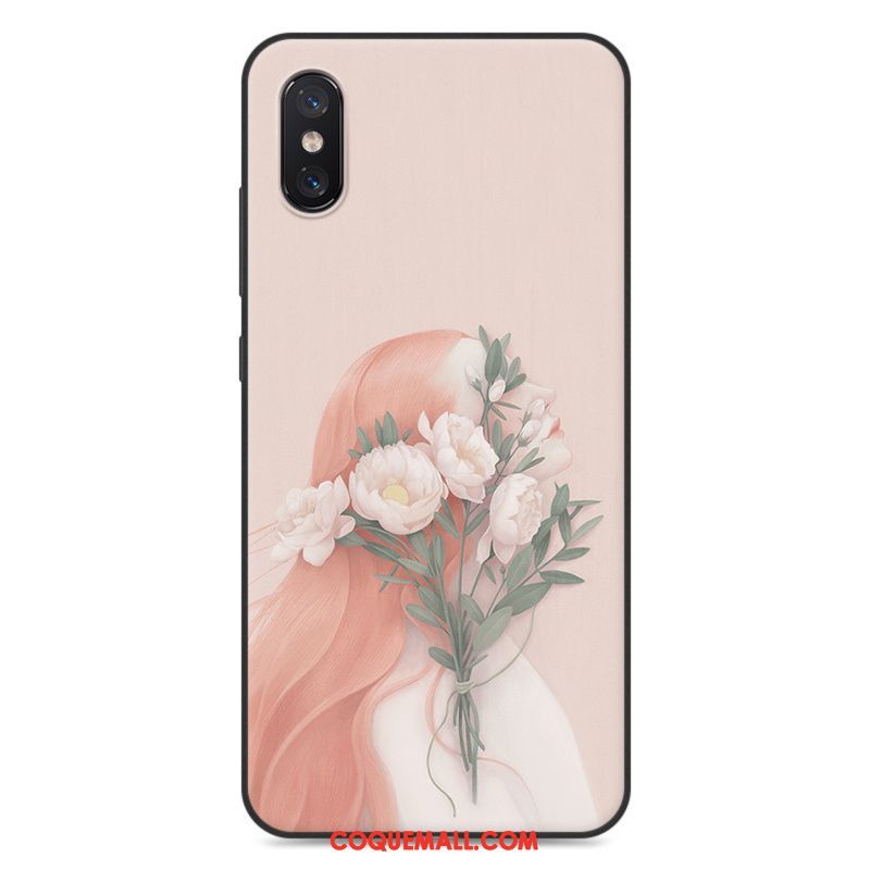 Étui Xiaomi Mi 8 Pro Téléphone Portable Blanc Protection, Coque Xiaomi Mi 8 Pro Incassable Fluide Doux Beige