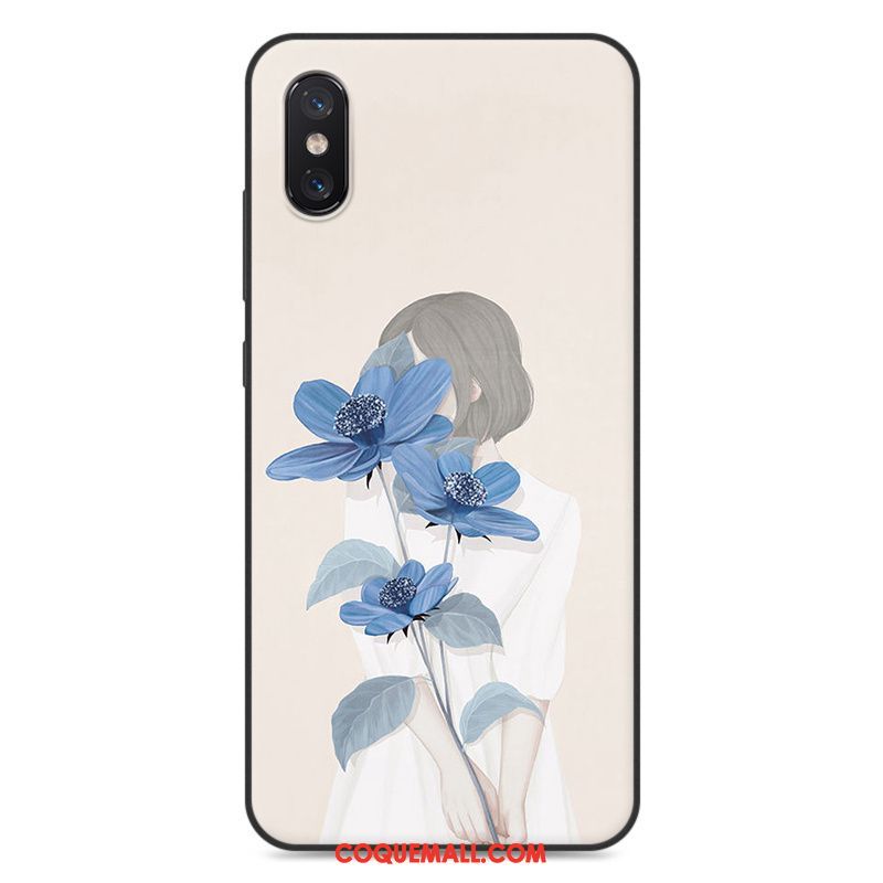 Étui Xiaomi Mi 8 Pro Téléphone Portable Blanc Protection, Coque Xiaomi Mi 8 Pro Incassable Fluide Doux Beige