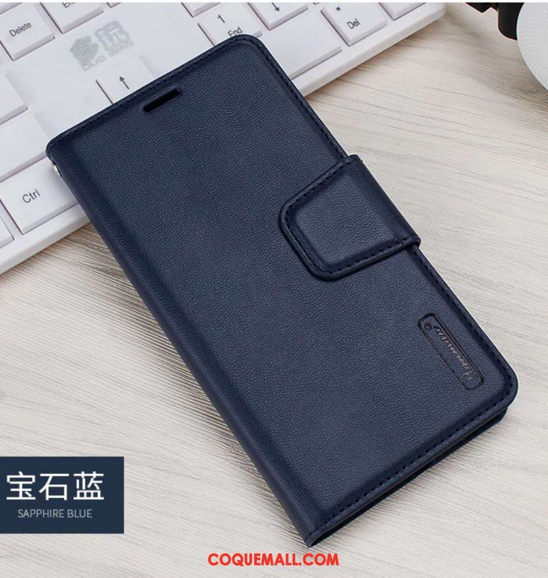 Étui Xiaomi Mi 8 Pro Téléphone Portable Protection Étui En Cuir, Coque Xiaomi Mi 8 Pro Incassable Noir