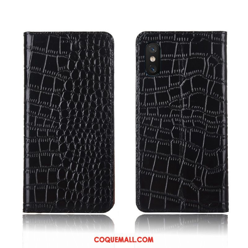 Étui Xiaomi Mi 8 Pro Étui En Cuir Incassable Tout Compris, Coque Xiaomi Mi 8 Pro Petit Jeunesse Beige