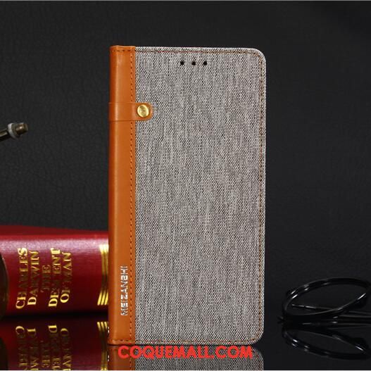 Étui Xiaomi Mi 8 Pro Étui En Cuir Incassable Téléphone Portable, Coque Xiaomi Mi 8 Pro Rouge Protection