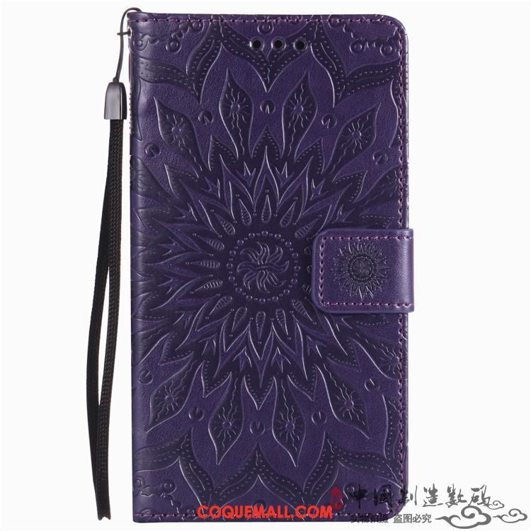 Étui Xiaomi Mi 8 Pro Étui En Cuir Protection Téléphone Portable, Coque Xiaomi Mi 8 Pro Rouge