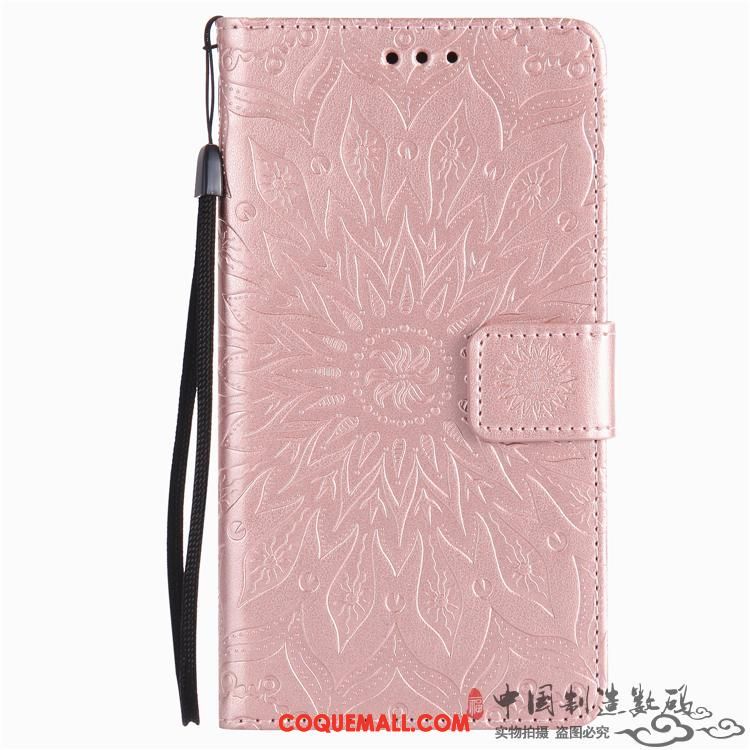 Étui Xiaomi Mi 8 Pro Étui En Cuir Protection Téléphone Portable, Coque Xiaomi Mi 8 Pro Rouge