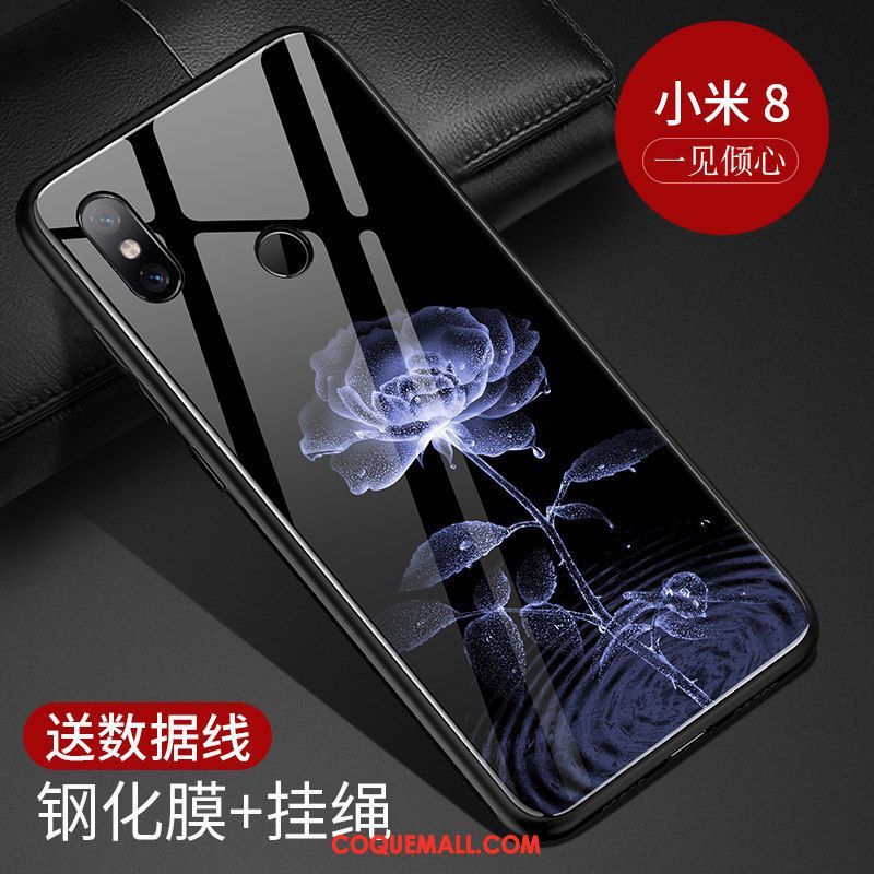 Étui Xiaomi Mi 8 Protection Dégradé Créatif, Coque Xiaomi Mi 8 Marque De Tendance Très Mince Beige