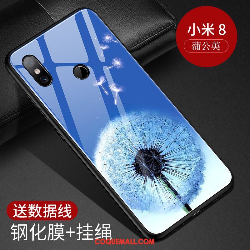 Étui Xiaomi Mi 8 Protection Dégradé Créatif, Coque Xiaomi Mi 8 Marque De Tendance Très Mince Beige