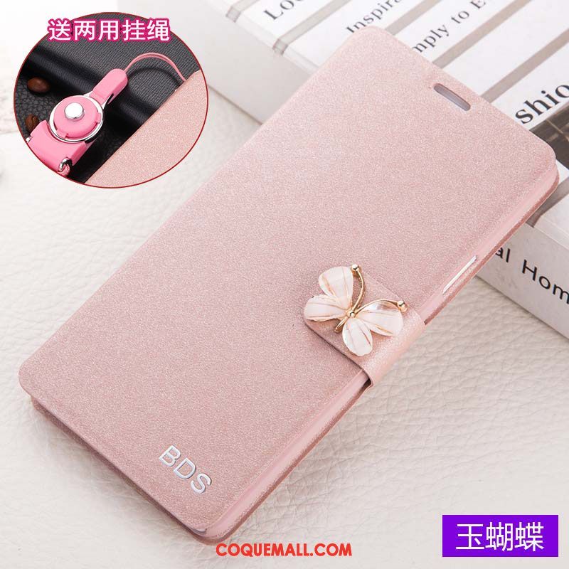 Étui Xiaomi Mi 8 Protection Téléphone Portable Rose, Coque Xiaomi Mi 8 Incassable Étui En Cuir Beige