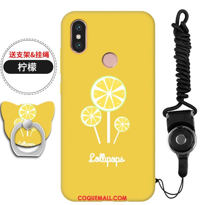 Étui Xiaomi Mi 8 Rouge Fluide Doux Ornements Suspendus, Coque Xiaomi Mi 8 Incassable Téléphone Portable Beige