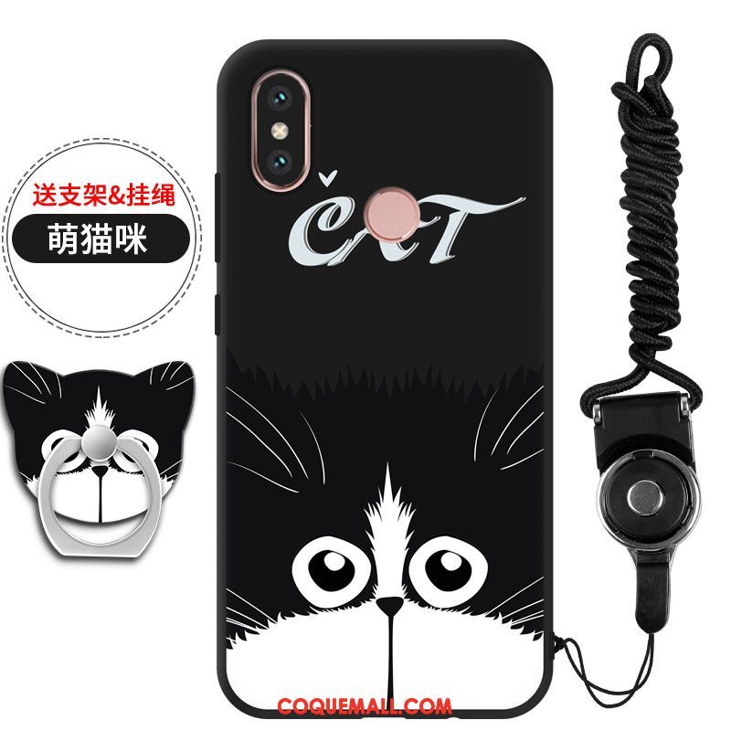 Étui Xiaomi Mi 8 Rouge Fluide Doux Ornements Suspendus, Coque Xiaomi Mi 8 Incassable Téléphone Portable Beige