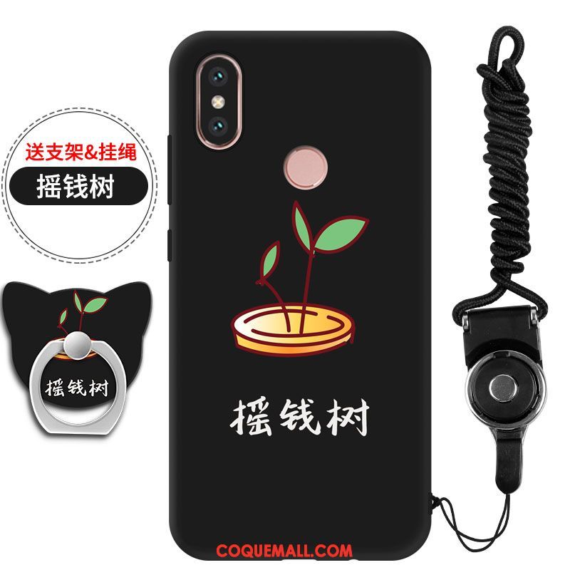 Étui Xiaomi Mi 8 Rouge Fluide Doux Ornements Suspendus, Coque Xiaomi Mi 8 Incassable Téléphone Portable Beige