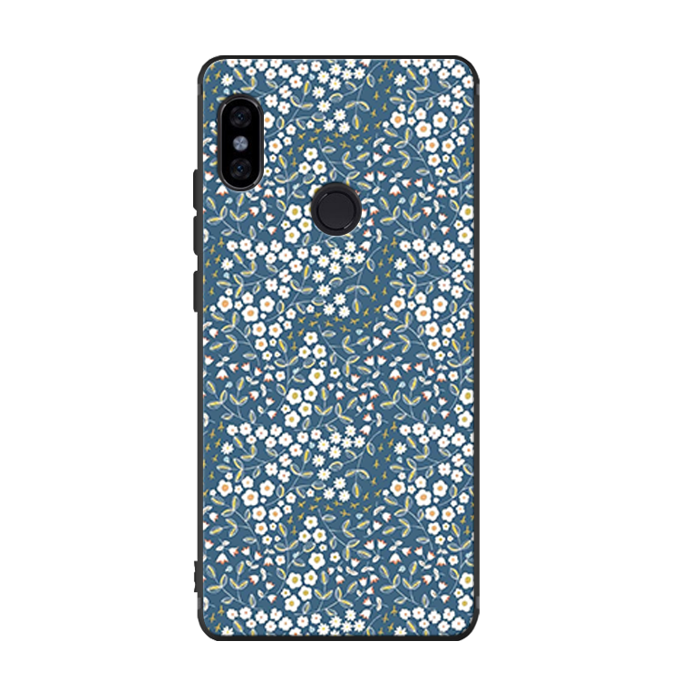 Étui Xiaomi Mi 8 Se Art Petit Téléphone Portable, Coque Xiaomi Mi 8 Se Silicone Fleurs Beige