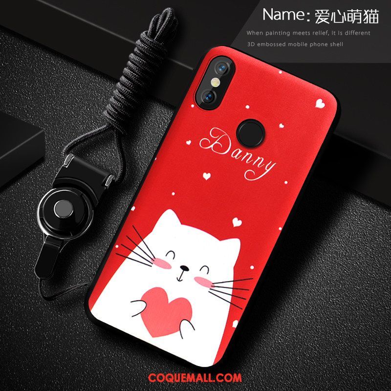 Étui Xiaomi Mi 8 Se Créatif Silicone Tout Compris, Coque Xiaomi Mi 8 Se Petit Téléphone Portable Beige