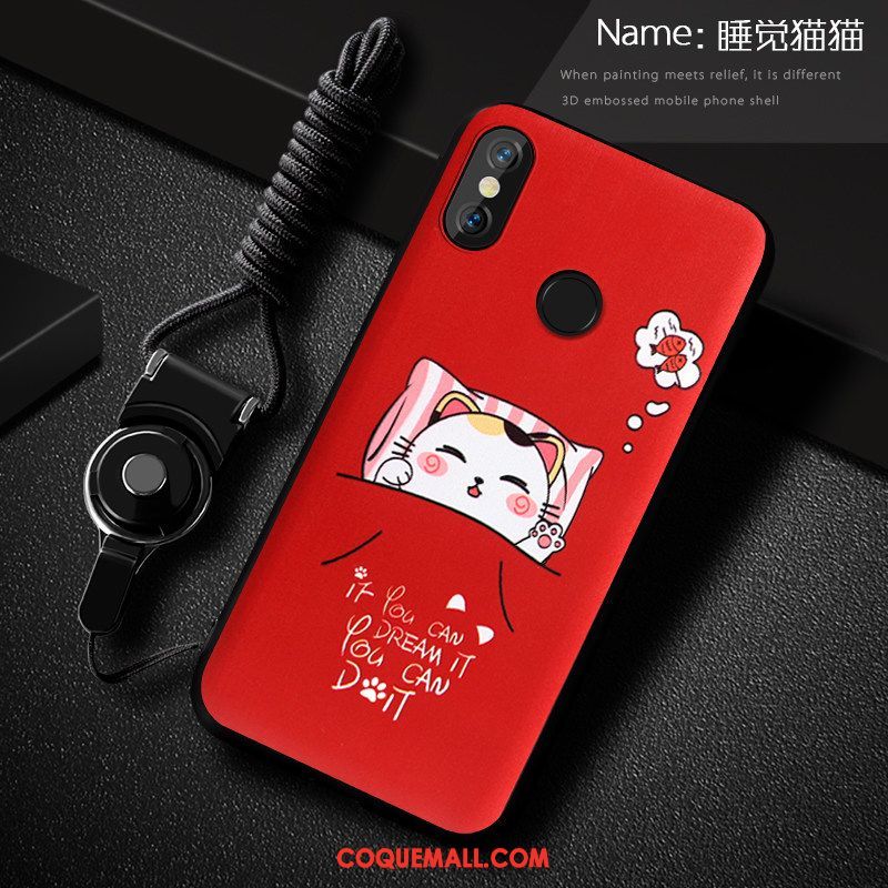 Étui Xiaomi Mi 8 Se Créatif Silicone Tout Compris, Coque Xiaomi Mi 8 Se Petit Téléphone Portable Beige