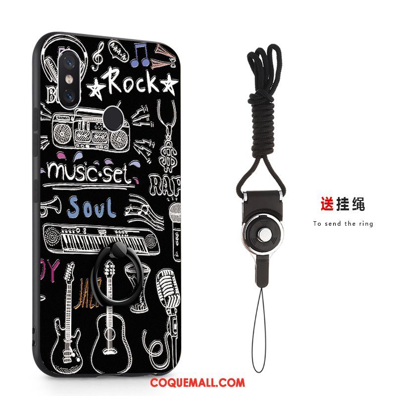 Étui Xiaomi Mi 8 Se Dessin Animé Ornements Suspendus Gris, Coque Xiaomi Mi 8 Se Téléphone Portable Support Beige