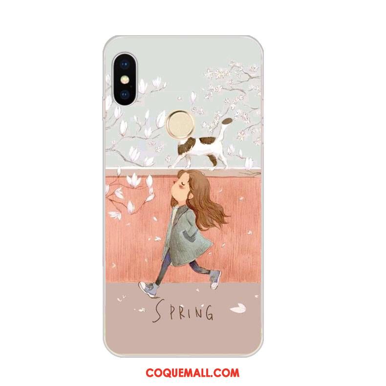 Étui Xiaomi Mi 8 Se Fluide Doux Gaufrage Téléphone Portable, Coque Xiaomi Mi 8 Se Petit Tout Compris Beige