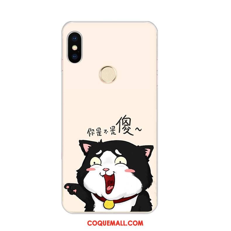 Étui Xiaomi Mi 8 Se Fluide Doux Gaufrage Téléphone Portable, Coque Xiaomi Mi 8 Se Petit Tout Compris Beige