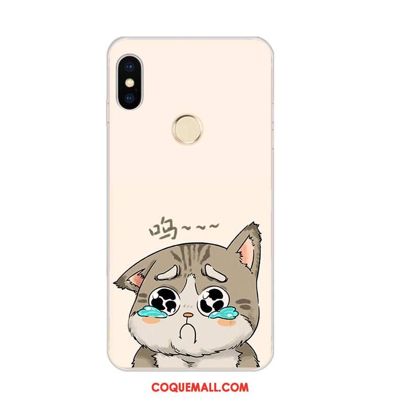 Étui Xiaomi Mi 8 Se Fluide Doux Gaufrage Téléphone Portable, Coque Xiaomi Mi 8 Se Petit Tout Compris Beige