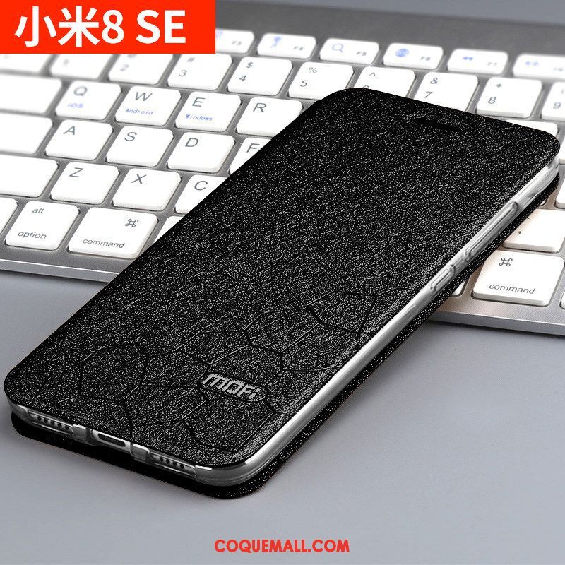 Étui Xiaomi Mi 8 Se Incassable Silicone Nouveau, Coque Xiaomi Mi 8 Se Clamshell Délavé En Daim Beige