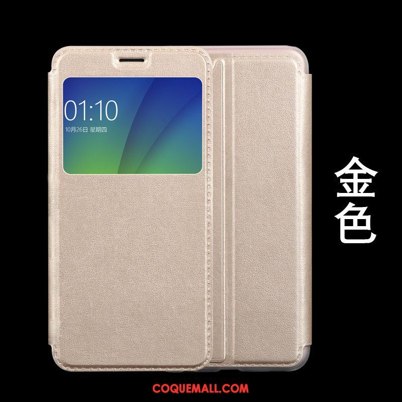 Étui Xiaomi Mi 8 Se Mémorial Protection Étui En Cuir, Coque Xiaomi Mi 8 Se Tendance Or Beige