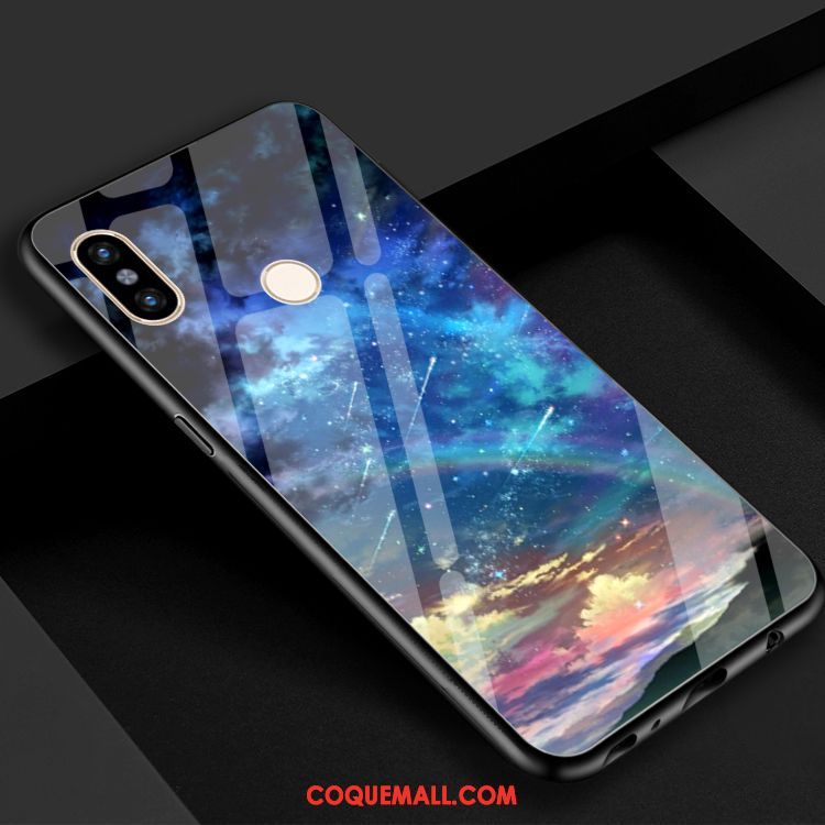 Étui Xiaomi Mi 8 Se Noir Univers Téléphone Portable, Coque Xiaomi Mi 8 Se Étoile Miroir Beige