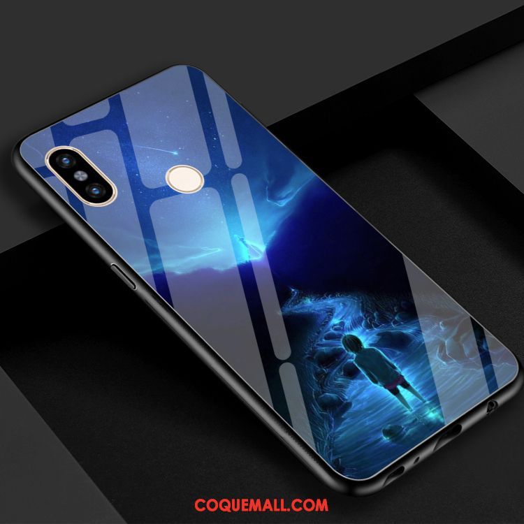 Étui Xiaomi Mi 8 Se Noir Univers Téléphone Portable, Coque Xiaomi Mi 8 Se Étoile Miroir Beige