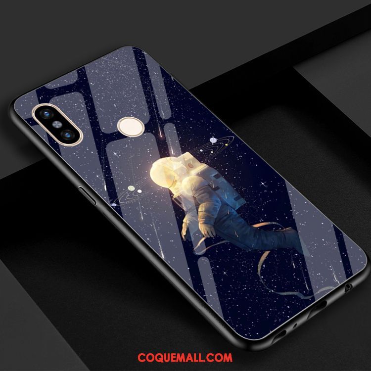 Étui Xiaomi Mi 8 Se Noir Univers Téléphone Portable, Coque Xiaomi Mi 8 Se Étoile Miroir Beige