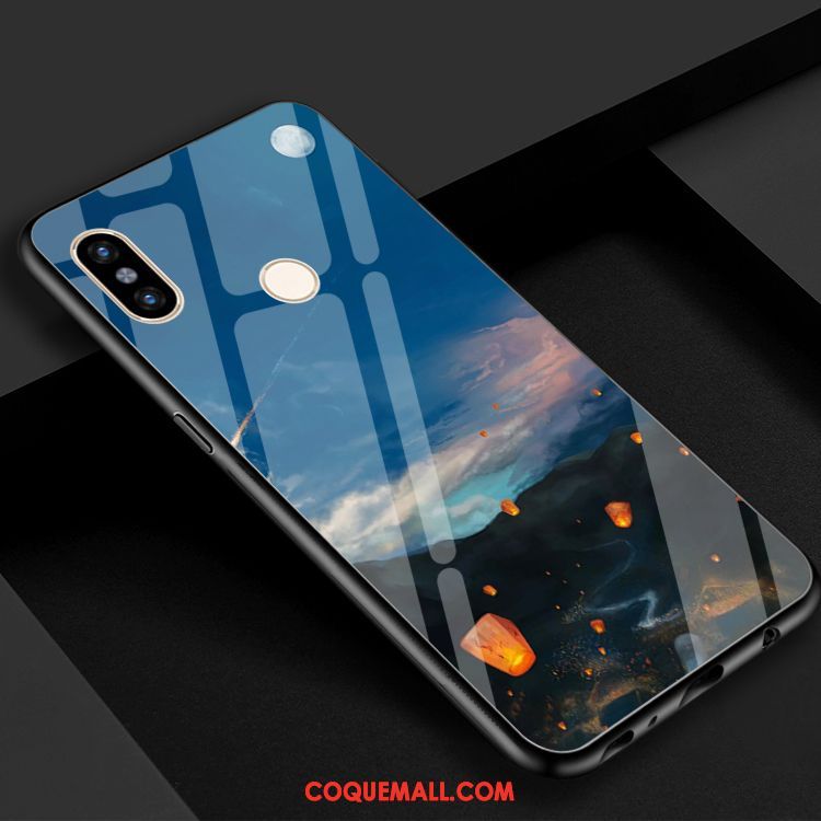 Étui Xiaomi Mi 8 Se Noir Univers Téléphone Portable, Coque Xiaomi Mi 8 Se Étoile Miroir Beige