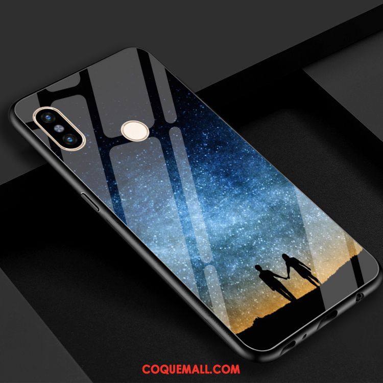 Étui Xiaomi Mi 8 Se Noir Univers Téléphone Portable, Coque Xiaomi Mi 8 Se Étoile Miroir Beige