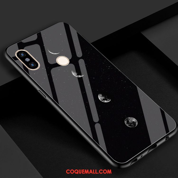 Étui Xiaomi Mi 8 Se Noir Univers Téléphone Portable, Coque Xiaomi Mi 8 Se Étoile Miroir Beige