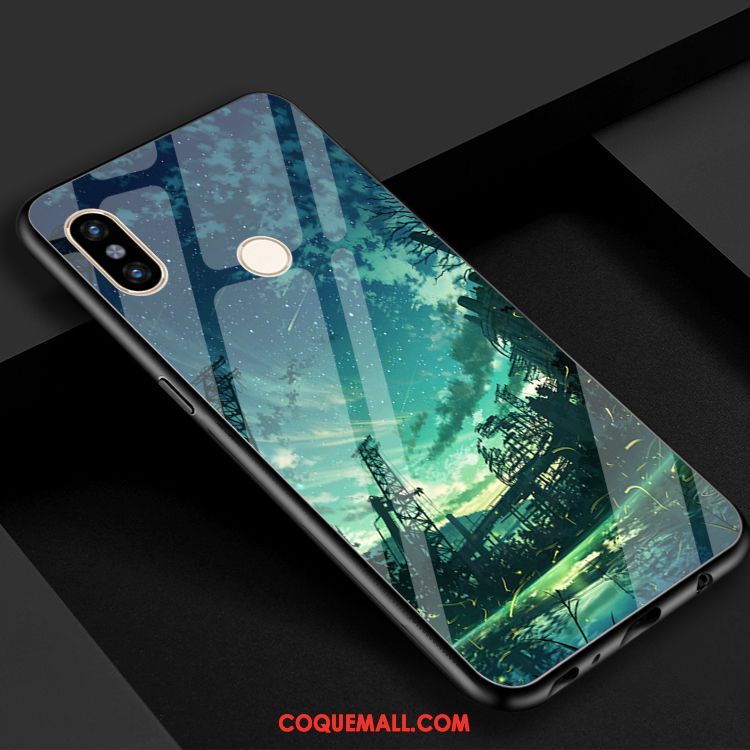 Étui Xiaomi Mi 8 Se Noir Univers Téléphone Portable, Coque Xiaomi Mi 8 Se Étoile Miroir Beige